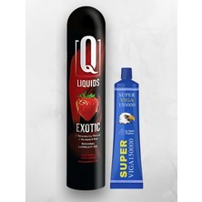 Q Liquids Çilek Aromalı 125 ml Kayganlaştırıcı Jel + Penis Kremi