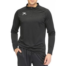 Raru Yarım Fermuarlı Eşofman Takımı Malens Siyah