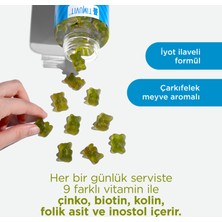 Timuvit Multivitamin For Kids 60 Gummies Çocuklar İçin Çiğnenebilir Multivitamin - İyot, Çinko ve Kolin İçeren Gıda Takviyesi