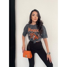 Ester Rosa Boston Tıger Temalı T-Shırt