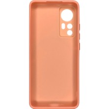 Bumudur Aksesuar Xiaomi 12 5g Pembe Prizma Desenli Cam Görünümlü Kılıf