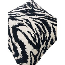 Pillows Store Zebra Desenli Siyah-Beyaz Kırlent Kılıfı 45CM*45CM