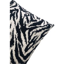 Pillows Store Zebra Desenli Siyah-Beyaz Kırlent Kılıfı 45CM*45CM