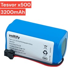 Voltify Tesvor X500 | 14.8V | 3200MAH | Robot Süpürge Bataryası