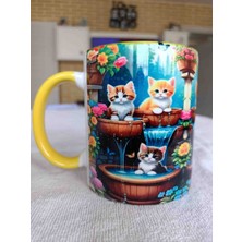 Mugs And Love Havuz Keyfi Baskı Büyük Boy Kupa