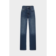 Açelya Okcu High Waist Tailored Baggey Balloon Kadın Jean Pantolon