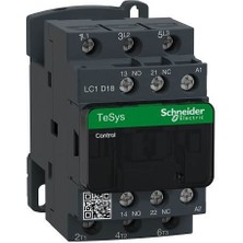 Schneider 7,5kw 18A 1na+1nk 220VAC Kontaktör Tesys Deca Sn LC1D18M7