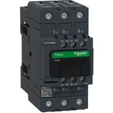 Schneider 18,5kw 40A 1na+1nk 220VAC Kontaktör Tesys Deca Sn LC1D40AM7