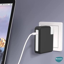 Microsonic Macbook Şarj Adaptör Kılıf (85W-87W-96W) Matte Silicone Açık Yeşil