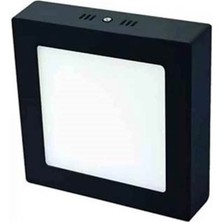 Cata 18W Sıvaüstü LED Armatür (Siyah Kasa) (Günışığı) Kare Cat CT-5236G