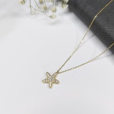 Usho Jewelry 14 Ayar Altın Deniz Yıldızı Kolye