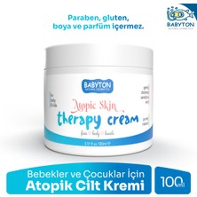 Babyton Atopik Çok Kuru ve Hassas Ciltler Için Doğal İçerikli  Vücut Kremi 100 ml