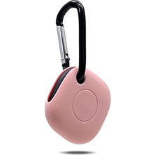 Microsonic Samsung Galaxy Smarttag Kılıf, Silikon Anahtarlık Pembe