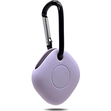 Microsonic Samsung Galaxy Smarttag Kılıf, Silikon Anahtarlık Lila