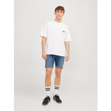Jack & Jones Erkek Rick Fox 037 Denim Şort