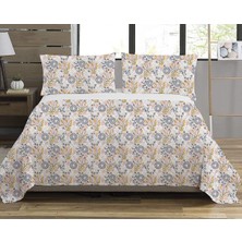 Evmila Modern Desenli Baskılı Çift Kişilik Pike Takımı 200X230 cm Renkli