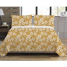 Evmila Modern Desenli Baskılı Çift Kişilik Pike Takımı 200X230 cm Renkli