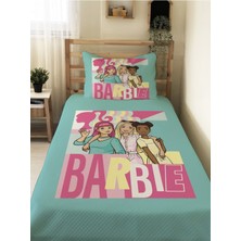 Evmila Prenses Kız Desenli Bebek ve Çocuk Baskılı Tek Kişilik Pike Takımı 160X230