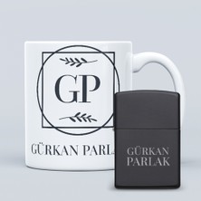 Akka Gift Kişiye Özel Özel Kupa Bardak, Isimli Zippo Çakmak