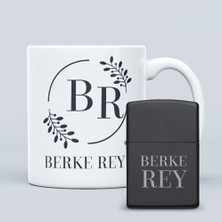 Akka Gift Kişiye Özel Özel Kupa Bardak, Isimli Zippo Çakmak