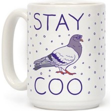 Bexdore Stay Coo Pigeon Cool Kupa Ingilizce Kupa