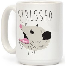 Bexdore Stresli Possum Anksiyete Kupa Ingilizce Kupa