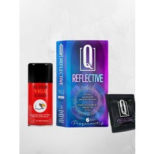 Q Reflective 6'lı Kremli Tırtıklı Prezervatif + Geciktiricili Sprey