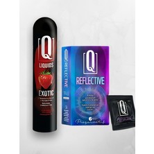 Aşkın Deposu Q Liquids Çilek Aromalı 125 ml Kayganlaştırıcı Jel + Q 6'lı Prezervatif