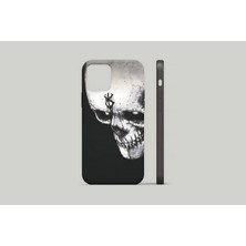 Atlas Kılıf Apple iPhone 15 Plus Uyumlu Anime Berserk Skull Tasarım Uv Baskı Lansman Kılıf