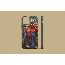 Atlas Kılıf Apple iPhone 12 Mini Uyumlu Spider-Man Tasarım Uv Baskı Lansman Kılıf