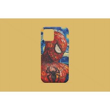 Atlas Kılıf Apple iPhone 13 Uyumlu Spider-Gogh Tasarım Uv Baskı Lansman Kılıf