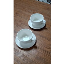 Bonna Porselen Rita Serisi 4 Parça 350 cc Çay & Cappuccino Takımı
