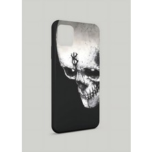 Atlas Kılıf Apple iPhone 8 Uyumlu Anime Berserk Skull Tasarım Uv Baskı Lansman Kılıf