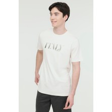 Lumberjack ml Owen 11ITL1067 4fx Kırık Beyaz Erkek Kısa Kol T-Shirt