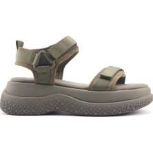 Incı Kamu 4fx Haki Kadın Spor Sandalet