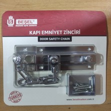 Beşel Kapı Emniyet Kilidi Zinciri Krom Renginde Beşel Yerli Üretim Door Safety Chaın Yeni Ürün