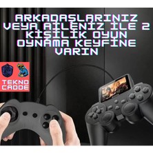 Beboncool S10 Mini Ekranlı 500+ Oyunlu Retro Arcade Oyun Konsolu Atari Gamepad Ikinci Kol