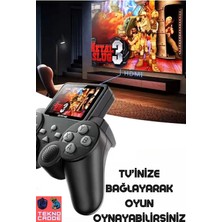 Beboncool S10 Mini Ekranlı 500+ Oyunlu Retro Arcade Oyun Konsolu Atari Gamepad Ikinci Kol