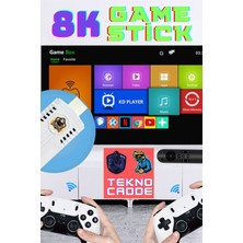 Beboncool K8 Pro Android 12.1 Netflix Youtube Tv Box 10000+ Oyun Retro Arcade Oyun Konsolu Atari