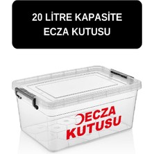 Deembro Kızılay Logolu 3 Adet 20 Lt 14 Lt 9 Lt Ecza Kutusu Ecza Dolabı Çantası Ilaç Kutusu Ilaç Saklama