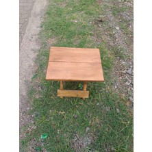 Ender Mobilya Ender Ahşap Katlanabilir Tabure, Katlanabilir Tabure, Kamp Taburesi, Piknik Taburesi