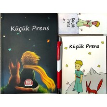 Küçük Prens - Antoine De Saint-Exupery - Poster - Not Defteri - Kitap Ayracı 4'lü Set