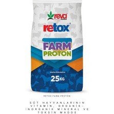 Reva Retox Farm Proton Vitamin-Organik ve Inorganik Mineral Hayvan Yem Katkı 25 kg