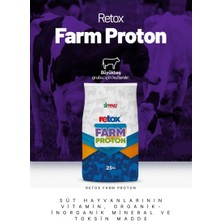 Reva Retox Farm Proton Vitamin-Organik ve Inorganik Mineral Hayvan Yem Katkı 25 kg