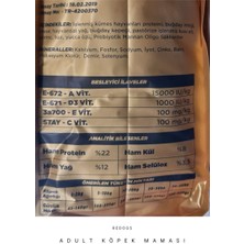 Redogs Kuzu Etli Yetişkin Köpek Maması 15KG