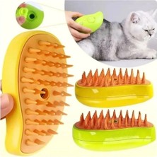 Hs Buharlı Kedi & Köpek Yıkama Fırçası Yumuşak Silikonlu Fırça Bakım
