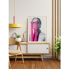 Decotorium Ahşap Çerçeveli Tablo Flow & Form Serisi Mdf Tablo FLO/003