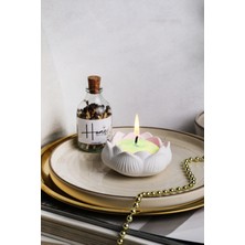 Lalezen Home Çiçek Mumluk Modelde Inci Toz Mum 100GR