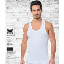 Tutku Çapa Collectıon Tutku 6 Lı % 100 Pamuklu Erkek Beyaz Sporcu Atlet 6 Lı