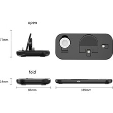 Foxyn FXN-A32 3 In 1 Kablosuz Iphone Watch Wireless Hızlı Şarj Standı